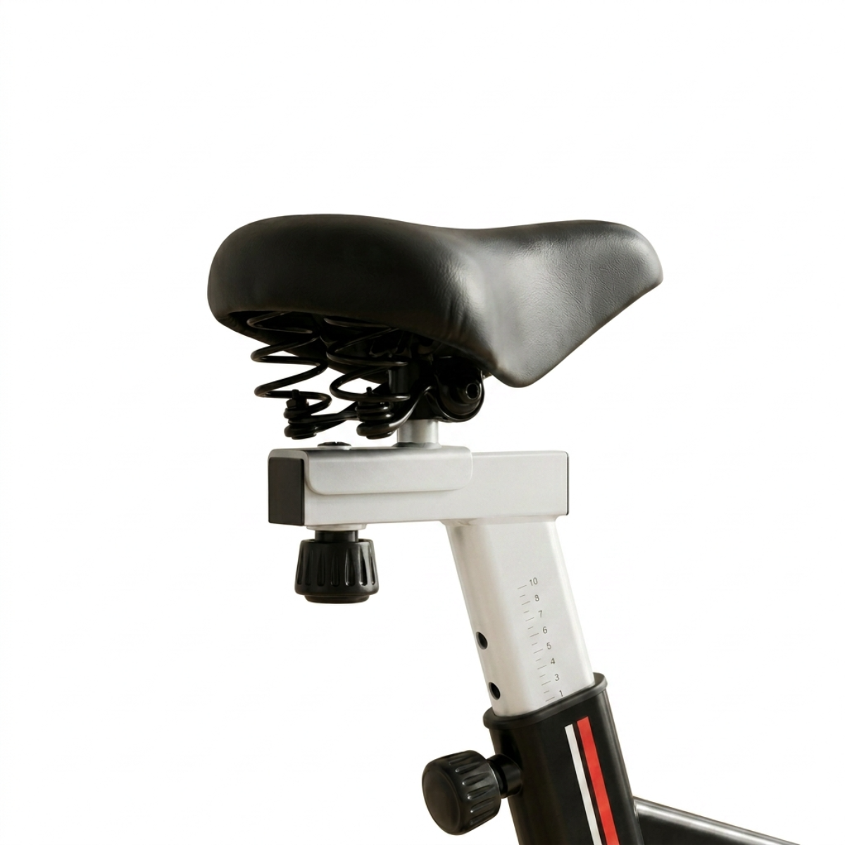 Bicicleta Ergométrica Spinning transmissão por Correia 13kg cor vermelha
